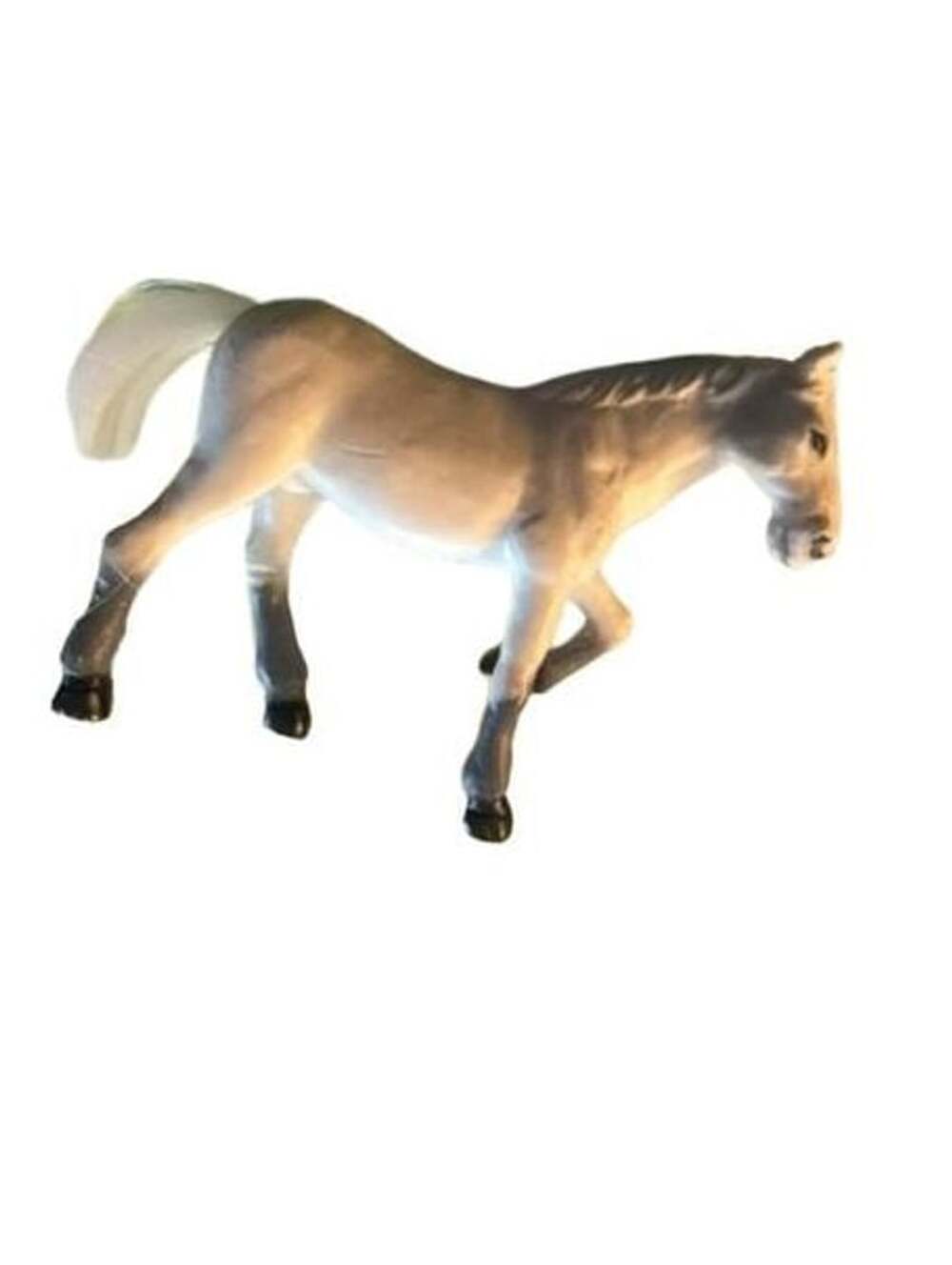 Mattel Lipizzaner Horse Toy Figurine White Plastic Collectible 1998